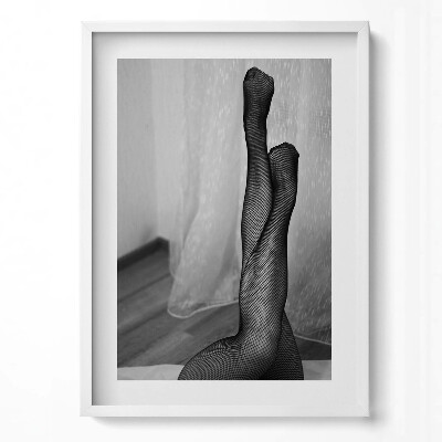 Obraz pionowy Kobiece nogi w rajstopach