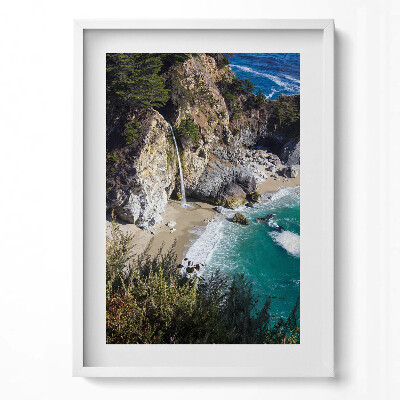 Obraz pionowy Klif z lotu ptaka natura