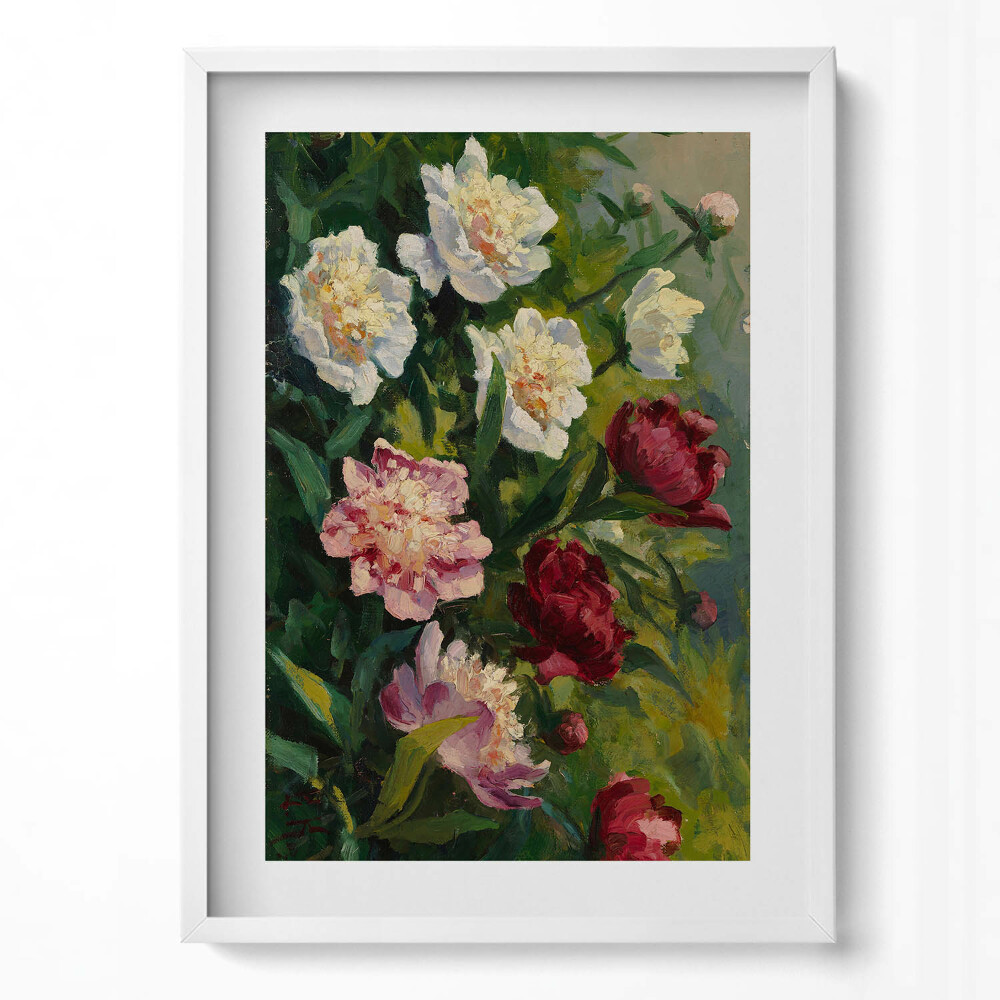 Obraz pionowy Malowane piękne kwiaty