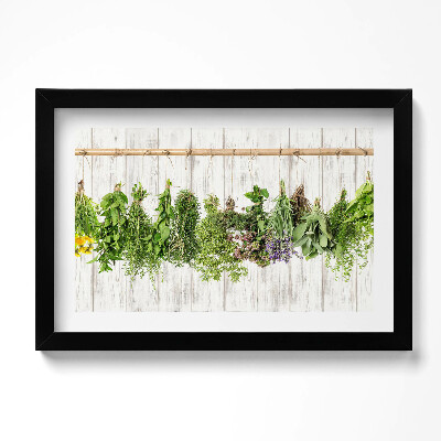 Obraz w ramie Suszone zioła i rośliny