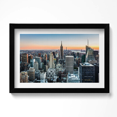 Obraz w ramie Widok na architekturę Nowego Yorku