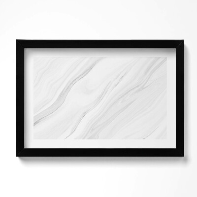Obraz w ramie Delikatny marmur