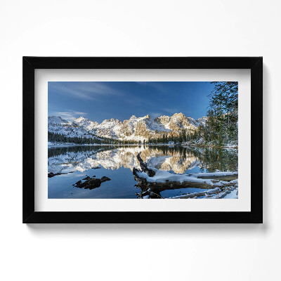 Obraz w ramie Górski pejzaż natury