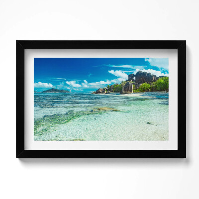 Obraz w ramie Widok na czysty ocean