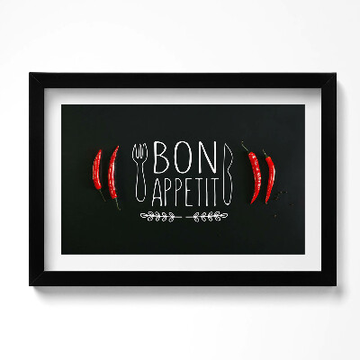 Obraz w ramie Napis smacznego