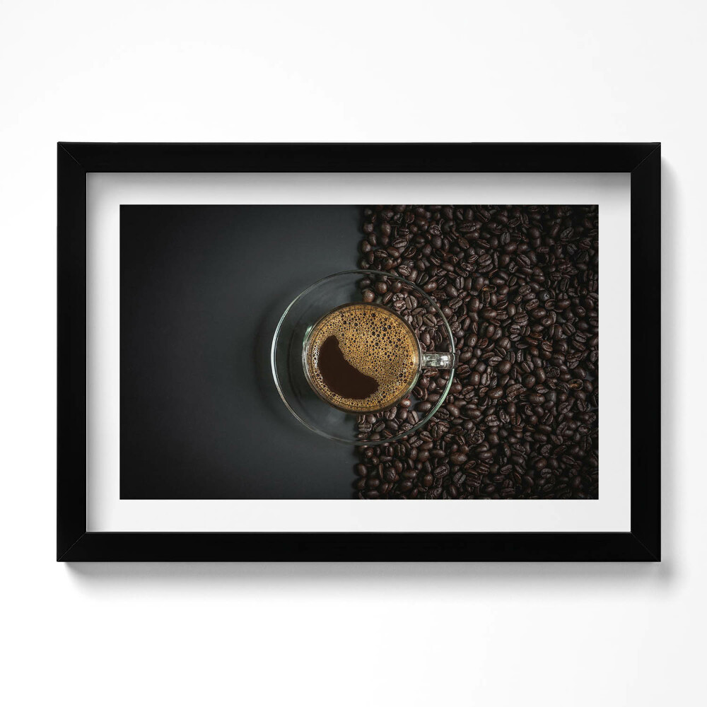 Obraz w ramie Kawa i ziarna