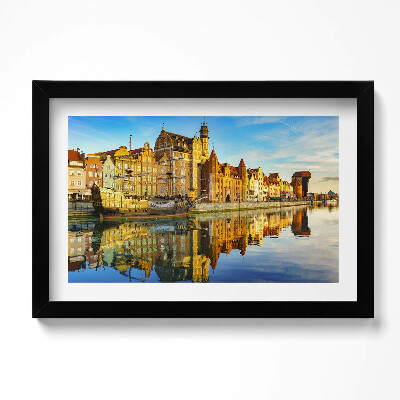 Obraz w ramie Gdańsk Motława