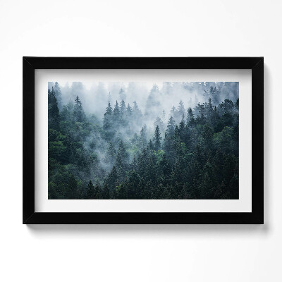 Obraz w ramie Mglisty górski pejzaż