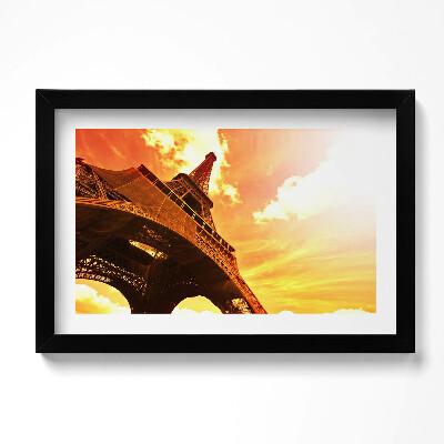 Obraz w ramie Wieża Eiffla atrakcja w Paryżu
