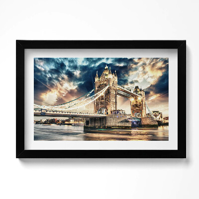 Obraz w ramie Tower Bridge w Londynie