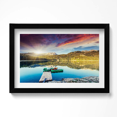 Obraz w ramie Krajobraz rzeki