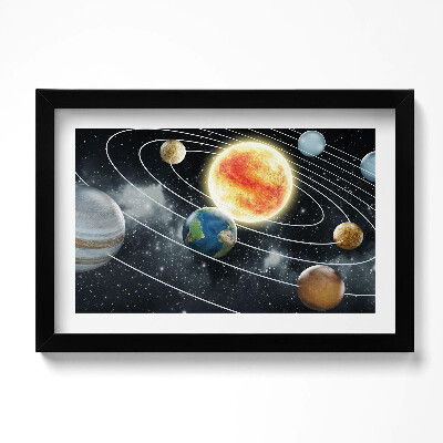 Obraz w ramie Układ słoneczny