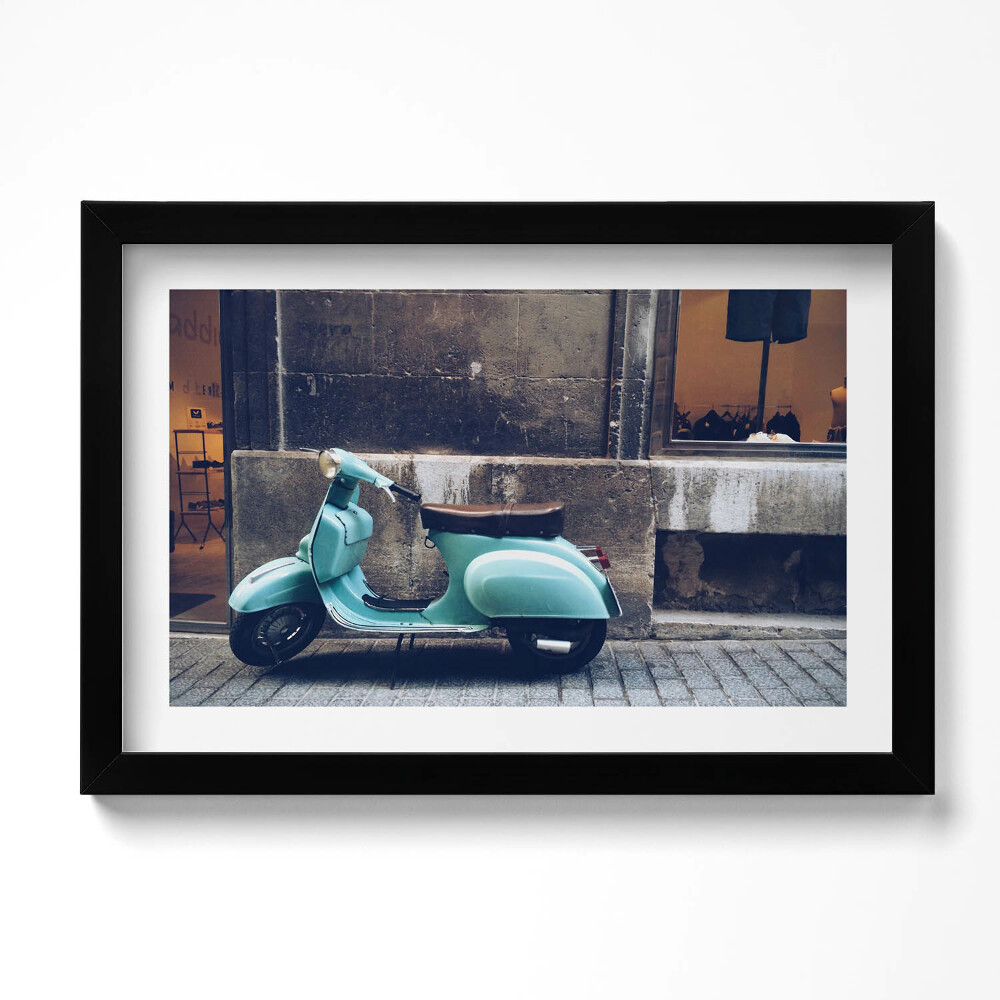 Obraz w ramie Skuter w Palma de Mallorca