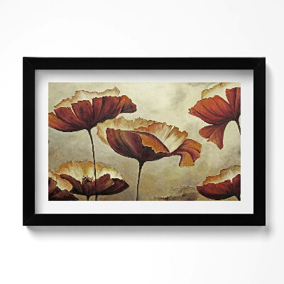 Obraz w ramie Malowane maki