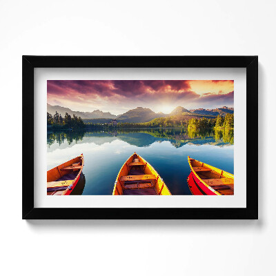 Obraz w ramie Park Narodowy Szczyrbskie Pleso Słowacja