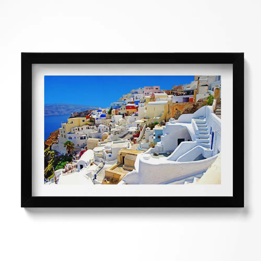 Obraz w ramie Grecja Santorini