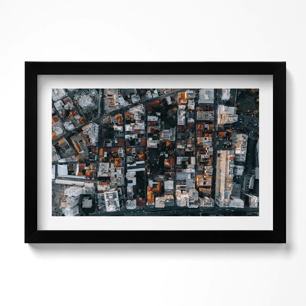 Obraz w ramie Widok z góry Limassol Cypr