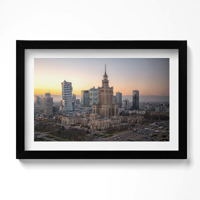 Obraz w ramie Pałac kultury i nauki Warszawa