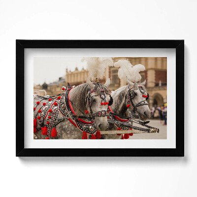 Obraz w ramie Piękne konie w Krakowie