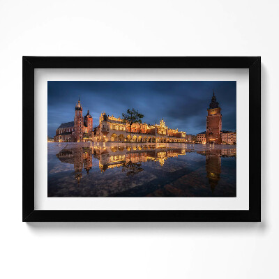 Obraz w ramie Kraków Rynek Sukiennice