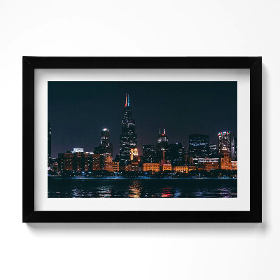 Obraz w ramie Pejzaż miejski Chicago