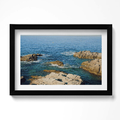 Obraz w ramie Wybrzeże Costa Brava