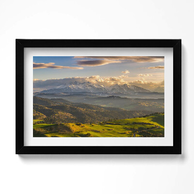 Obraz w ramie Pieniny Wysoki Wierch