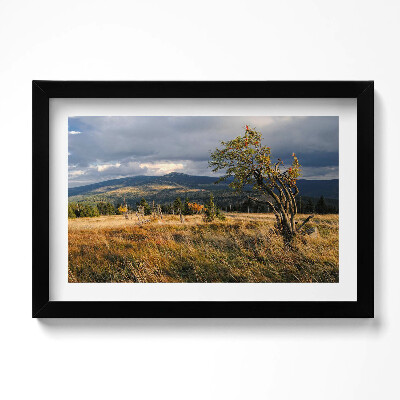 Obraz w ramie Karkonosze jesienią