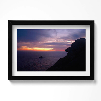 Obraz w ramie Kamienna głowa