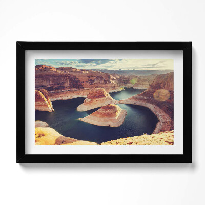 Obraz w ramie Jezioro Powel lake USA