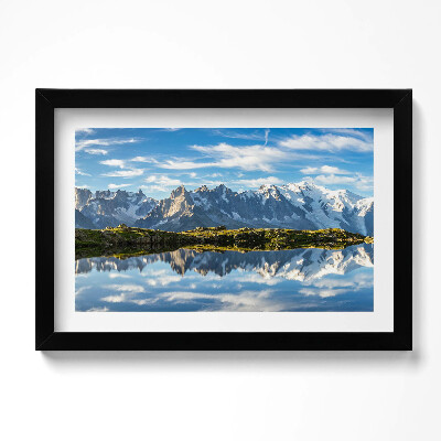 Obraz w ramie Dolina Chamonix, Alpy Francuskie