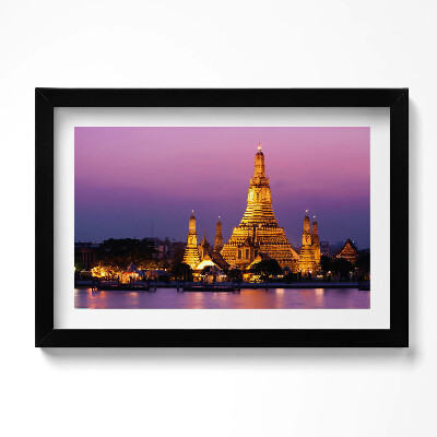 Obraz w ramie Świątynia w Bangkok Tajlandia