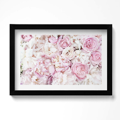 Obraz w ramie Bukiet piwonii