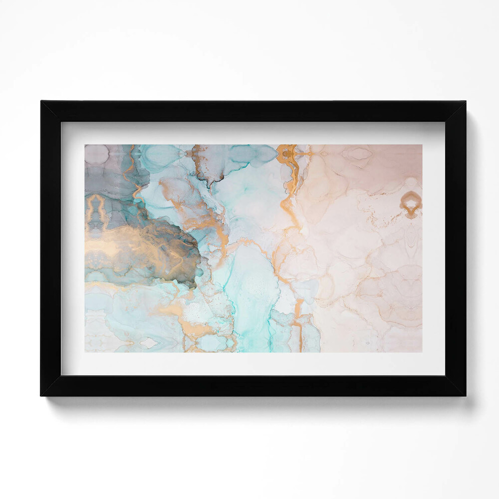 Obraz w ramie Abstrakcja marmur