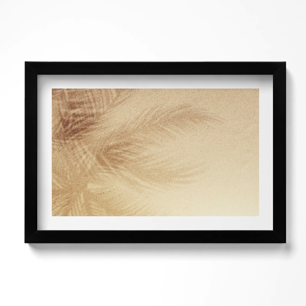 Obraz w ramie Plaża piasek wakacje