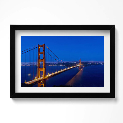 Obraz w ramie Widok na most Golden Gate