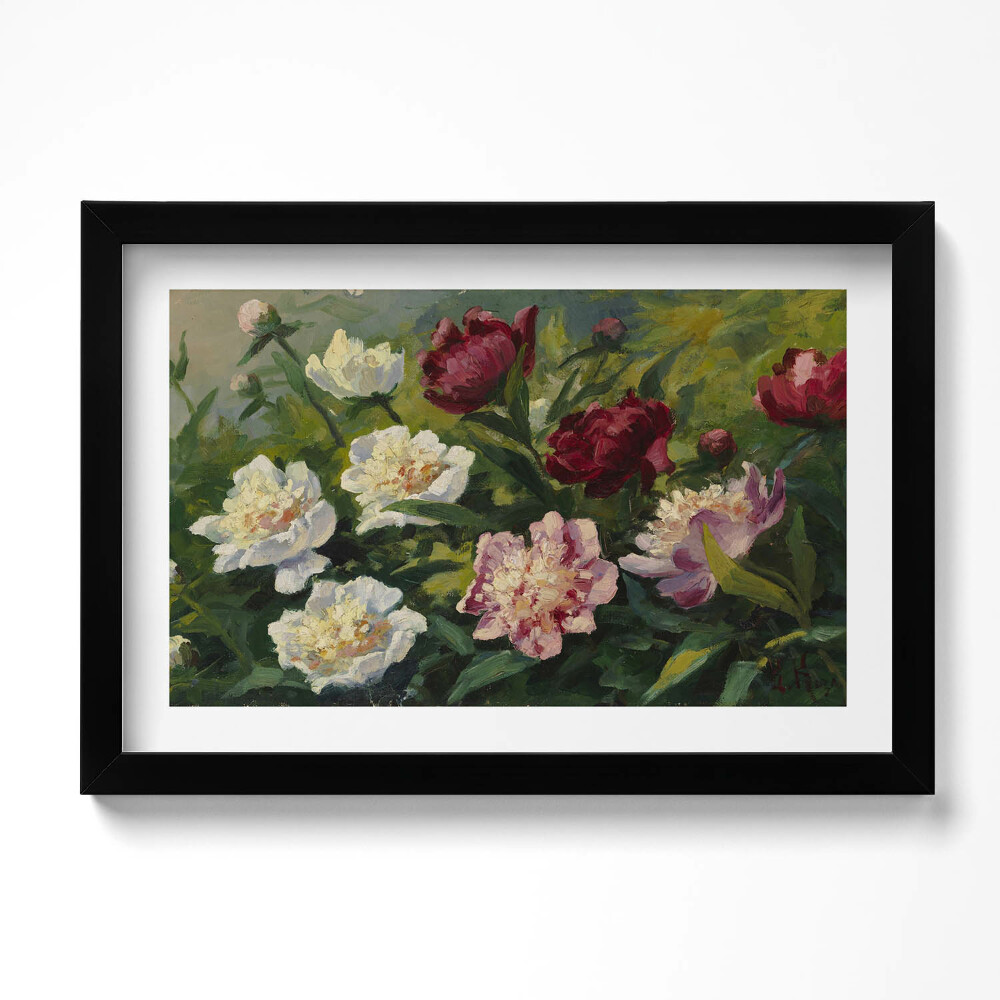 Obraz w ramie Malowane piękne kwiaty