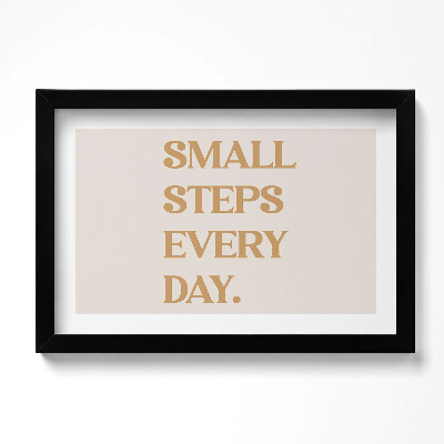 Obraz w ramie Motywacyjny napis 