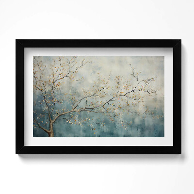 Obraz w ramie Malowane gałęzie drzewa