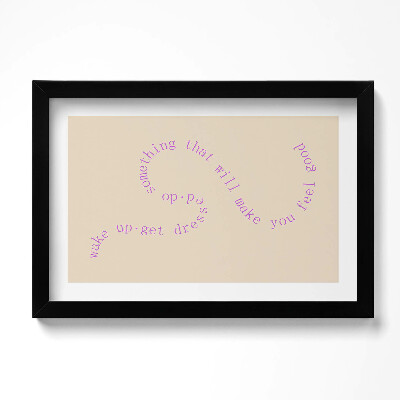 Obraz w ramie Motywacyjna inspirująca sentencja