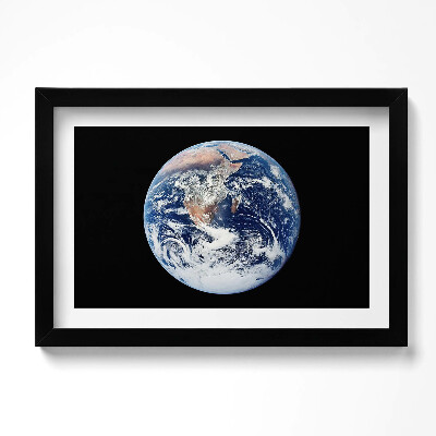 Obraz w ramie Ziemia widziana z kosmosu