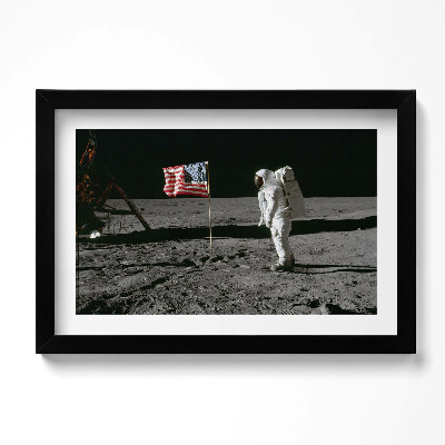 Obraz w ramie Lądowanie na Księżycu - zdjęcie NASA