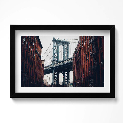 Obraz w ramie Architektura miasta most