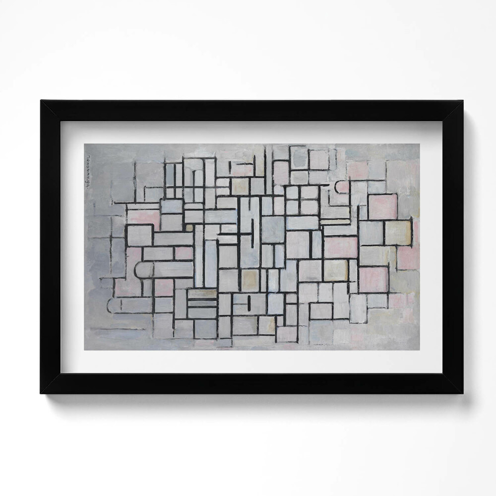 Obraz w ramie Sztuka nowoczesna - szkic geomeryczny