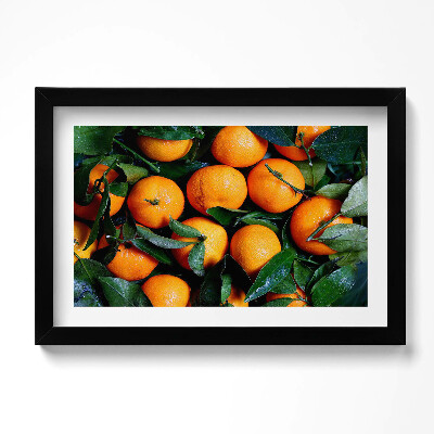 Obraz w ramie Dojrzałe włoskie pomarańcze