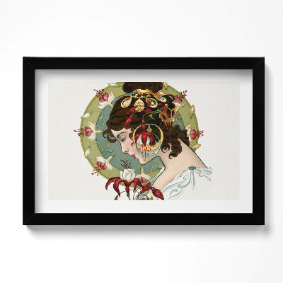 Obraz w ramie Portret pięknej kobiety