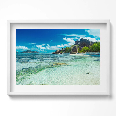 Obraz w ramie Widok na czysty ocean