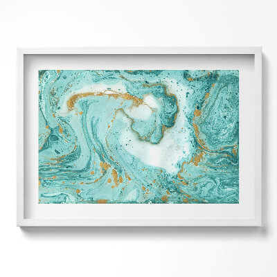 Obraz w ramie Dekoracyjna tekstura marmuru