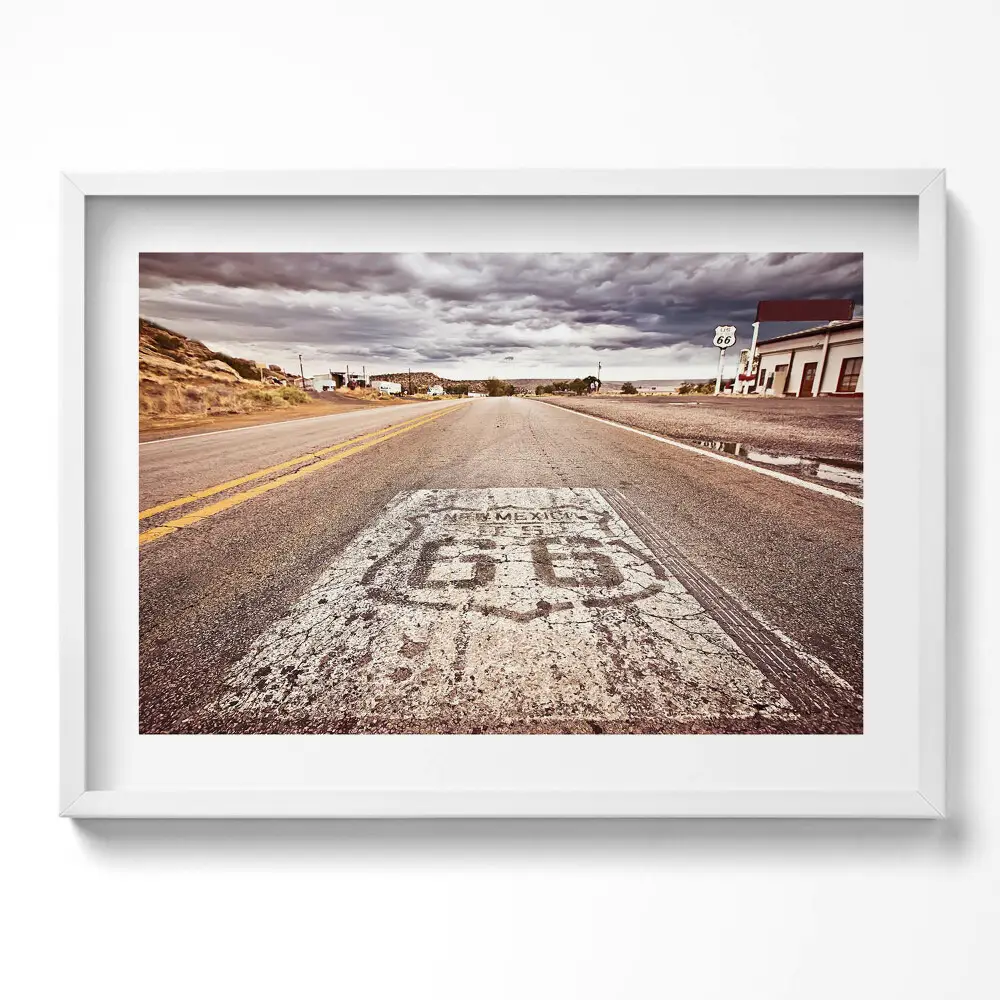 Obraz w ramie Route 66 Amerykańska droga stanowa