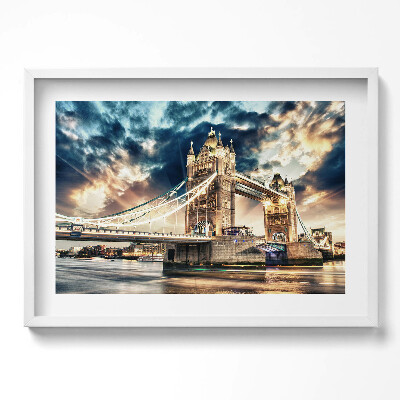 Obraz w ramie Tower Bridge w Londynie